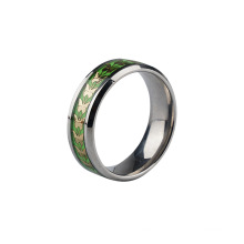 Wholesale Hot Selling Stainless Steel Ring Jewelry Titanium Steel Butterfly Green Luminous Rings